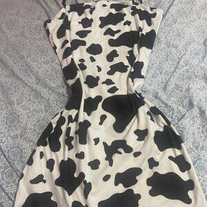 Cow Print Dress